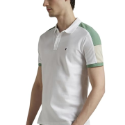 Louis Philippe Men’s Cotton Slim Fit Polo T-Shirt with Fastness