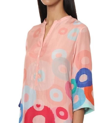 Medium Habotai Printed Kurta Bottom Set for Women