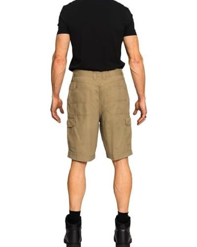Full Blue Big Men’s Cargo Shorts with Expandable Waist