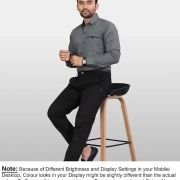Men’s Regular Fit Solid Soft Touch Cotton Casual Shirt with Pocket Design with Spread Collar & Full Sleeves
