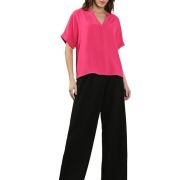 VERO MODA Extended Sleeves V-Neck Regular Top