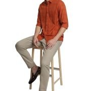 Peter England Men’s Checkered Casual Everyday Full Sleeve Shirt | 100% Cotton