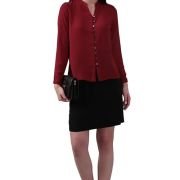 Allen Solly Women’s 100% Polyester Regular Fit Shirt