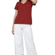 Allen Solly Women’s 100% Polyester Regular Fit T-Shirt