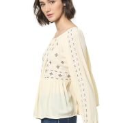 ONLY Women’s Rayon Blend Regular Fit Top