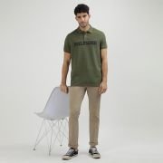 Tommy Hilfiger Men’s Cotton Solid Regular Fit Polo