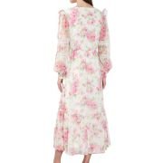 ERO MODA Women’s Polyester Fit and Flare Maxi Dress