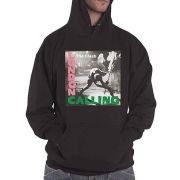 Clash Hoodie London Calling Band Logo Official Mens Black Pullover