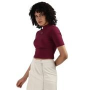 Tommy Hilfiger Women’s Badge Cropped Fit Top