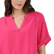 VERO MODA Extended Sleeves V-Neck Regular Top