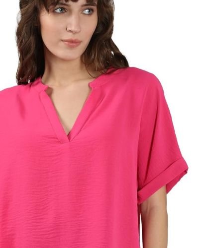 VERO MODA Extended Sleeves V-Neck Regular Top