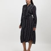 Hilfiger Women’s Rayon Blend Shirt Knee-Length Casual Dress