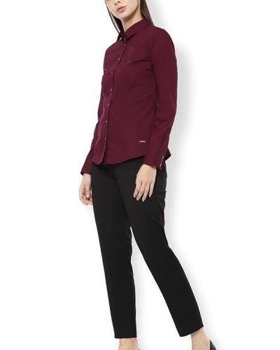 Van Heusen Women’s Polyester Regular Fit Shirt