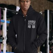 Junction Naruto – Shippuden Anbu Black OPS Adult Zip Hoodie Large Black