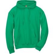 Hanes Men’s Pullover EcoSmart Fleece Hooded Sweatshirt, Kelly Green, 2XL