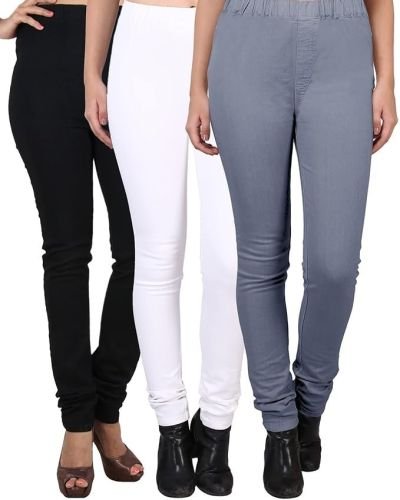 DUEFIT Women’s Jegging (Combo Pack of 3)