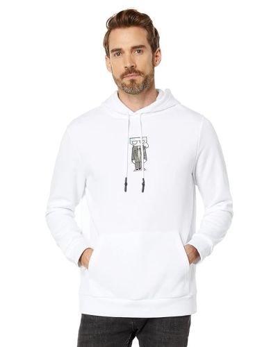 Lagerfeld Paris Men’s Soft Solid Hoodie