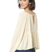 ONLY Women’s Rayon Blend Regular Fit Top