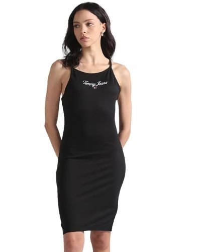 Tommy Hilfiger Women’s Rayon Bodycon Above The Knee Casual Dress
