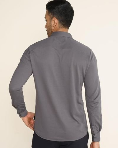 Constant All-Degree Shirt for Men Full Sleeve, Pique Textured, Thermoregulating Cotton Blend Mens Casual, Recycled Fabric Stylish Shirts