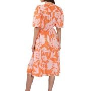 VERO MODA Women’s Polyester Fit and Flare Midi Dress