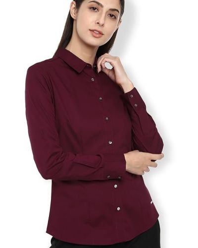 Van Heusen Women’s Polyester Regular Fit Shirt