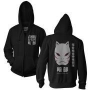 Junction Naruto – Shippuden Anbu Black OPS Adult Zip Hoodie Large Black