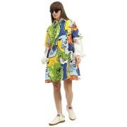 United Colors of Benetton Round Neck Printed Dress