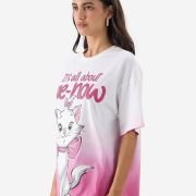 White Oversized T Shirts for Women T-Shirt Girls Cotton Casual