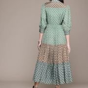 Green Essential-Avani Buti Long Dress