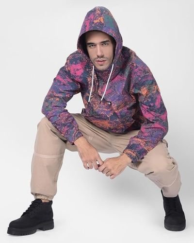 Timberland Men Multi Color Lightweight Hooded Sweatshirt