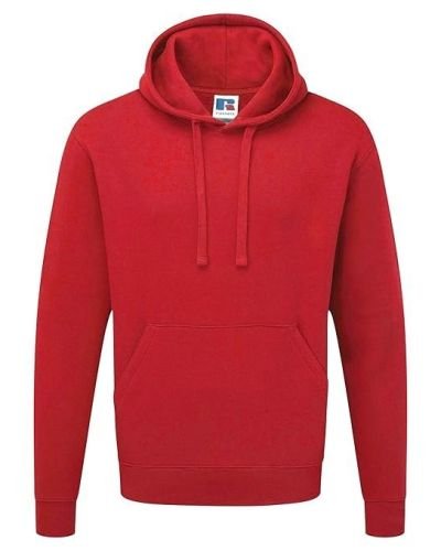 Mens Authentic Hooded Sweatshirt/Hoodie (2XL) (Classic Red)