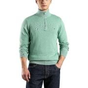 Solid Regular-Fit Cotton Sweater