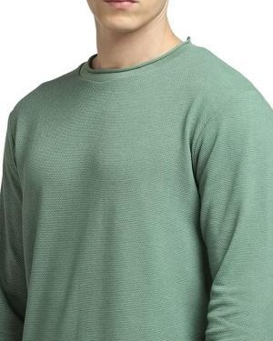 JACK & JONES Men’s Cotton Solid Slim Fit T-Shirt
