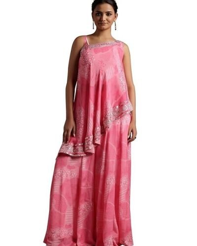 Libas Women’s Silk Blend Regular Co-Ords Set