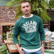 Traditional Craft Ltd. Bottle Green Republic of Ireland Sweatshirt