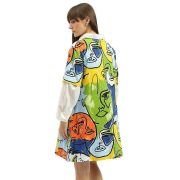 United Colors of Benetton Round Neck Printed Dress