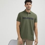 Tommy Hilfiger Men’s Cotton Solid Regular Fit Polo