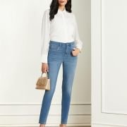 Women’s Skinny 4-Way Stretch Jeans (Mid Rise | Ankle Length | Desk-to-Dinner)