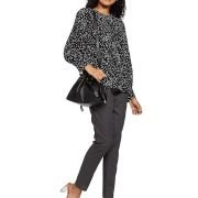 Marks & Spencer Womens Printed Polyester Round Neck Regular Fit Top