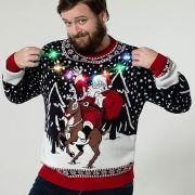 OFF THE RACK Unisex Women’s Men’s Christmas Jumper Funny Ugly Christmas Sweater Jumper for Christmas Knitted Jumper for Christmas Party Sweater