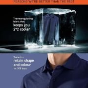 Constant All-Degree Shirt for Men Full Sleeve, Pique Textured, Thermoregulating Cotton Blend Mens Casual, Recycled Fabric Stylish Shirts