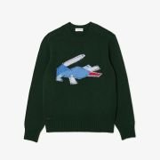 Lacoste Men’s Wool Modern Pullover Sweater