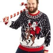OFF THE RACK Unisex Women’s Men’s Christmas Jumper Funny Ugly Christmas Sweater Jumper for Christmas Knitted Jumper for Christmas Party Sweater