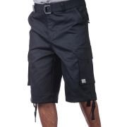 Pro Club Men’s Cotton Twill Cargo Shorts with Belt – Regular and Big & Tall Sizes