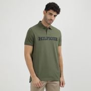 Tommy Hilfiger Men’s Cotton Solid Regular Fit Polo