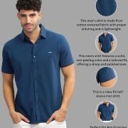 Parcel Yard Shirt for Men | Mens Casual Shirt | Men Stylish Shirt | Men Cotton Shirt | Men’s Regular Fit