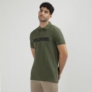 Tommy Hilfiger Men’s Cotton Solid Regular Fit Polo