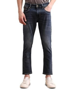 U.S. Polo Assn. Denim Co. Men’s Cole Comfort Cropped Fit Blue Ultra Soft Jeans