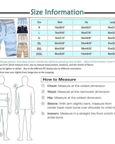 yayay Men’s Shorts Summer Casual Baggy Shorts Fashionable Loose Pure Cotton Colour Shorts